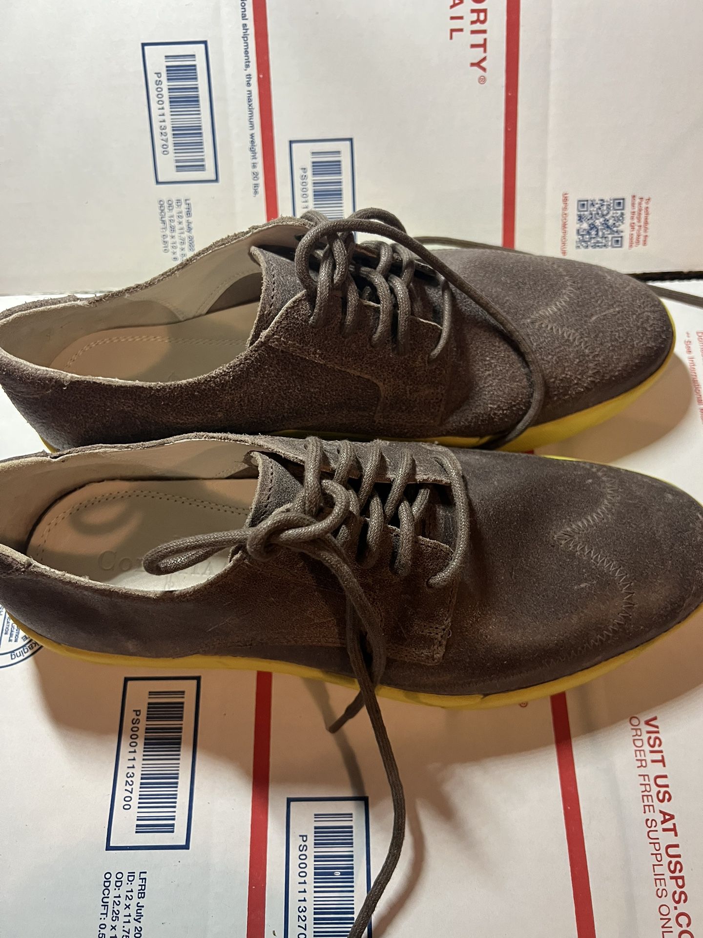 New Cole Haan x Nike Air Lot Brown Teal Leather Wingtip Oxford Shoes Mens Size for in Wolcott, CT OfferUp