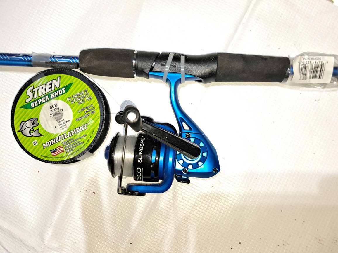 New Zebco Fishing Rod And Reel.
