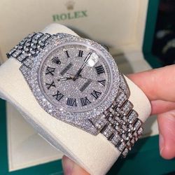 Mossanite watch