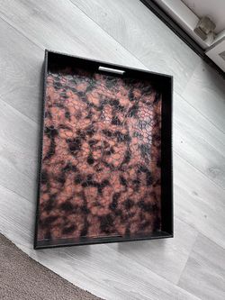 Faux Crocodile Serving Tray