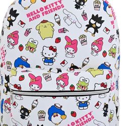 Pu Leather Hello Kitty & Friends Backpack All Over Print