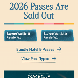 Coachella Weekend 1 GA ticket