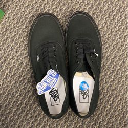 Black Vans Size 10