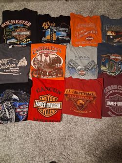 Harley-Davidson Graphic T-Shirts Large