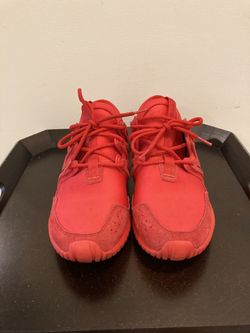 Adidas Tubular Nova, Triple Red - Size 10