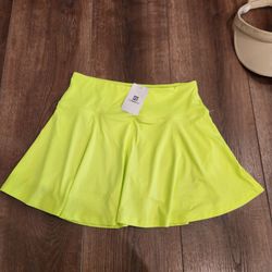NWT Pleated Tennis Skirt for Women with Shorts size S, Athletic Golf Skorts with Pockets High Waisted Workout Running Skirts