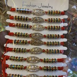 Ojo And Virgin Mary Bracelets 3 For $5