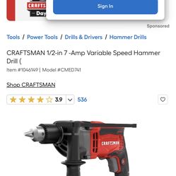 Craftsman Drill