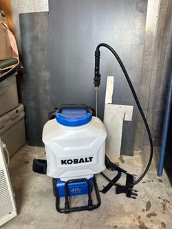 Kobalt backpack sprayer