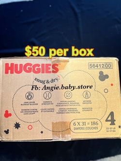 Huggies snug and dry size 4