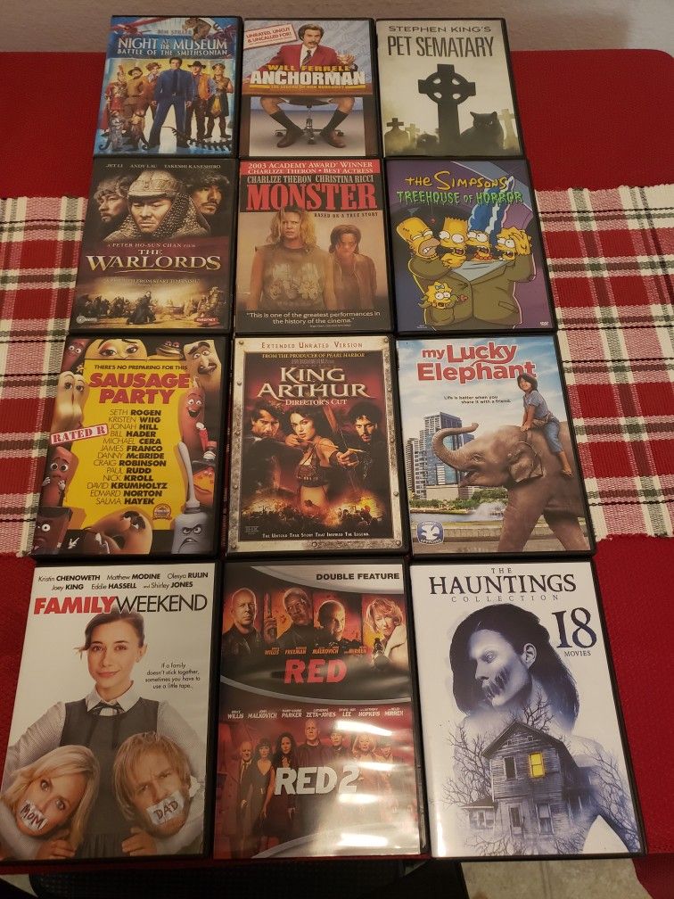 Various DVD Movies For $5 Each
