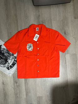 Saint Vanity Orange Nylon Top