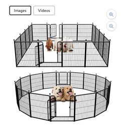 FXW Rollick Dog Playpen Designed for Camping, Yard, 32" Height , 16 Panels