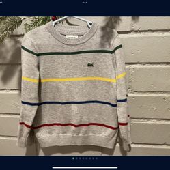 Lacoste Sweater Winter Christmas Kids Boys 4 T 5 T