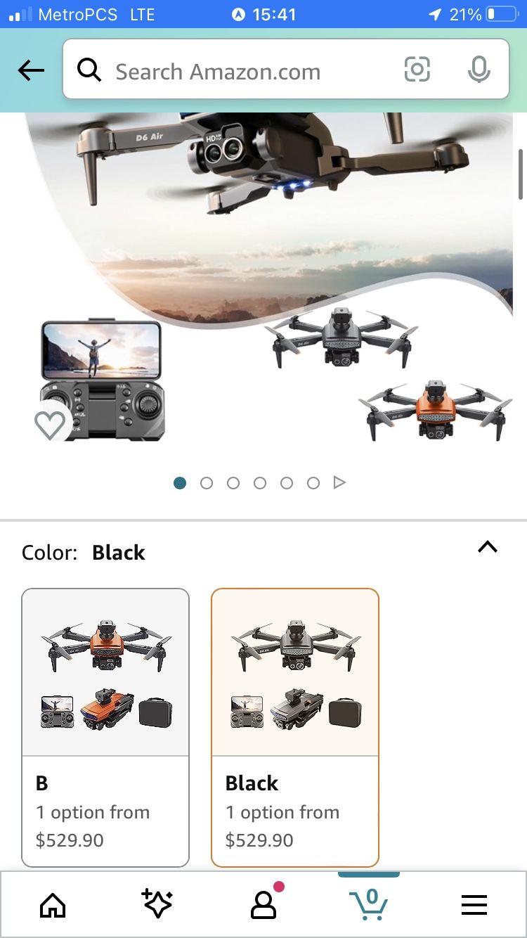 4k Hd Foldable Drone Camera Red And Black Options Easy To Use And Fun