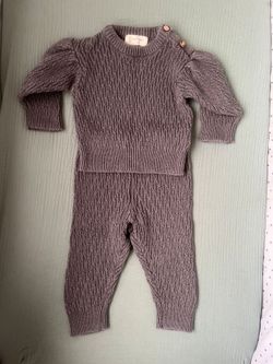 Jessica Simpson Baby Cable Knit Sweater Set