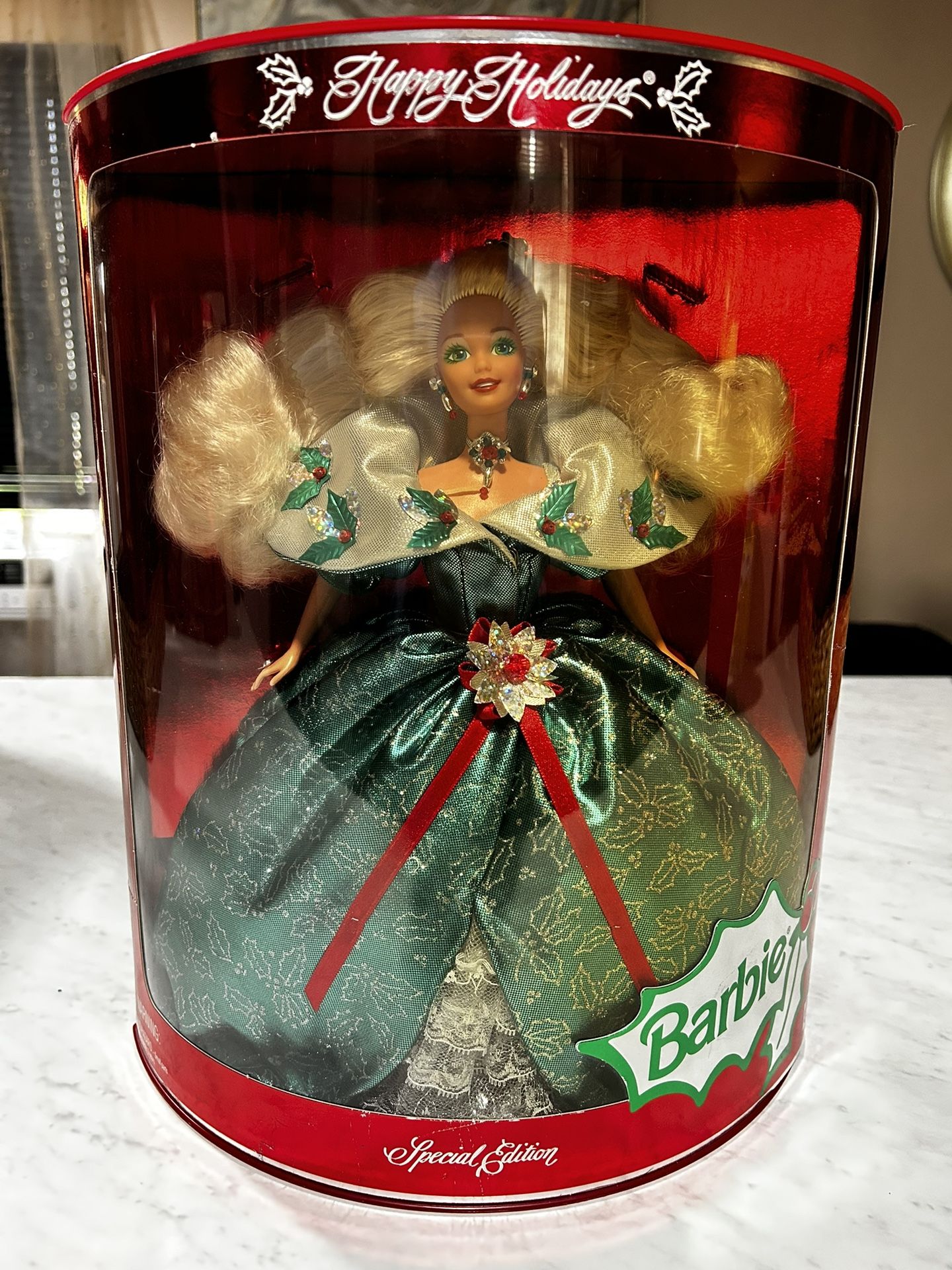 1995 Mattel Special Edition Holiday Barbie.