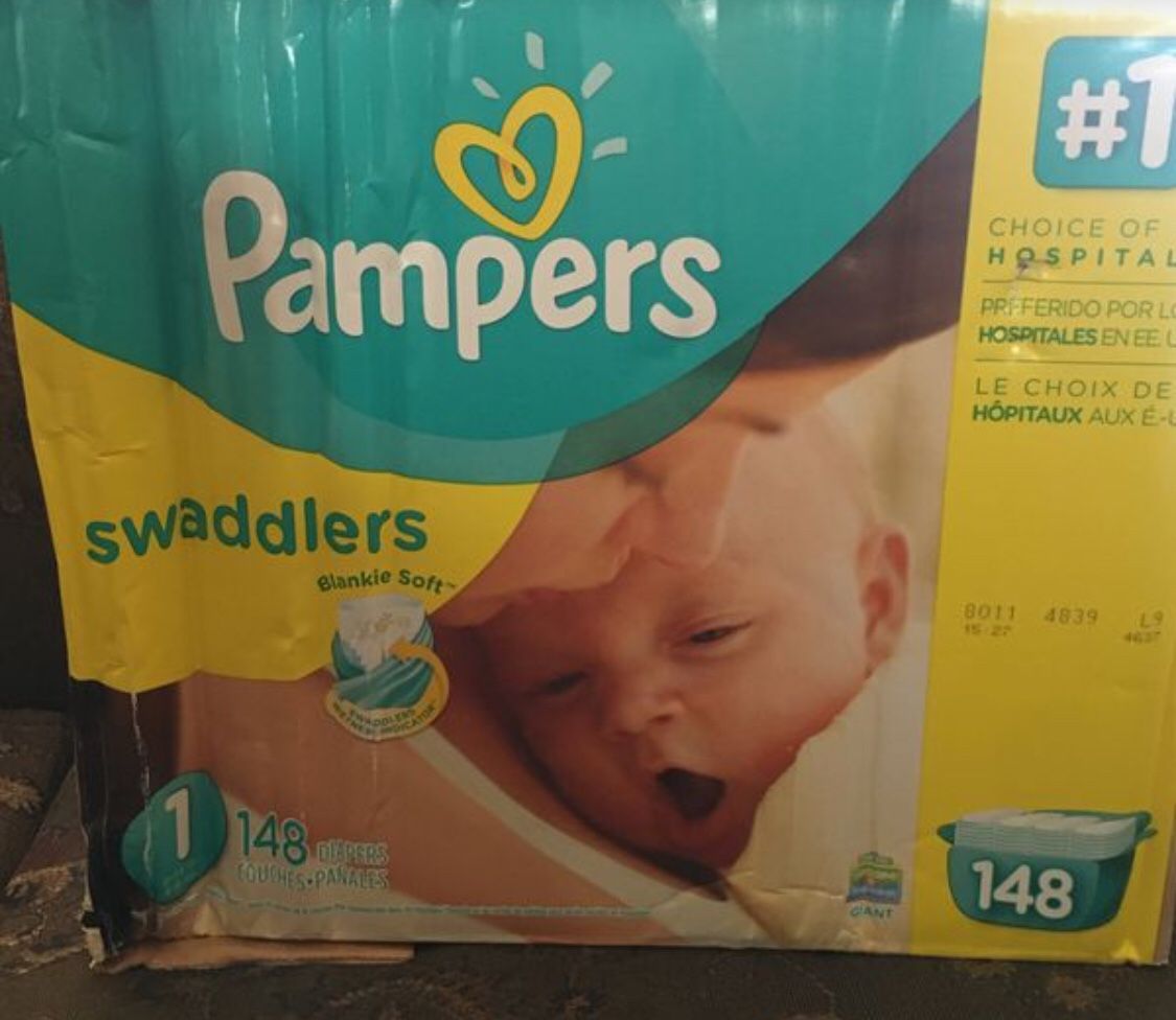 Pampers swaddlers size 1