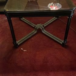 Glass End Table