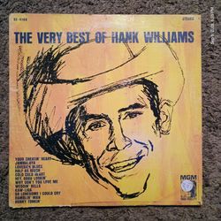 Vintage Hank Williams Vinyl Record Lot - 3 Classic Albums