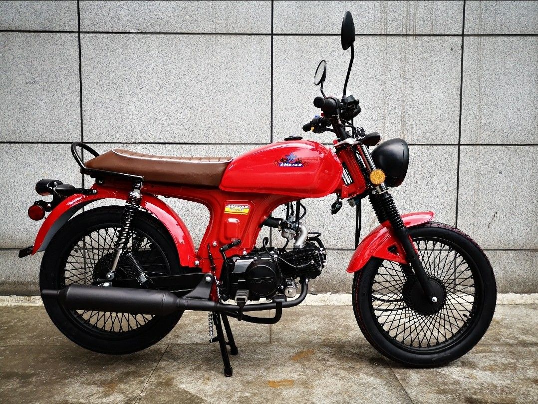 Amstar Nostalgia 50 Electric Start Street Legal Motorcycle for