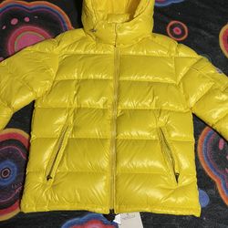 Moncler Maya Down Jacket Yellow 