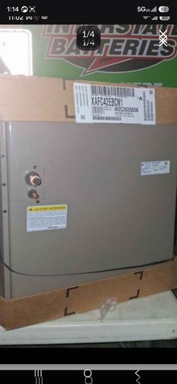 New XAFC42EBCN1A is a 3.5-ton indoor upflow cased evaporator coil