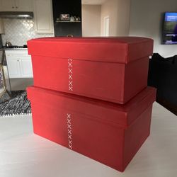 Red Gift/Storage Box Set