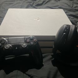 Ps4 Pro and Skull Candy Headphones 