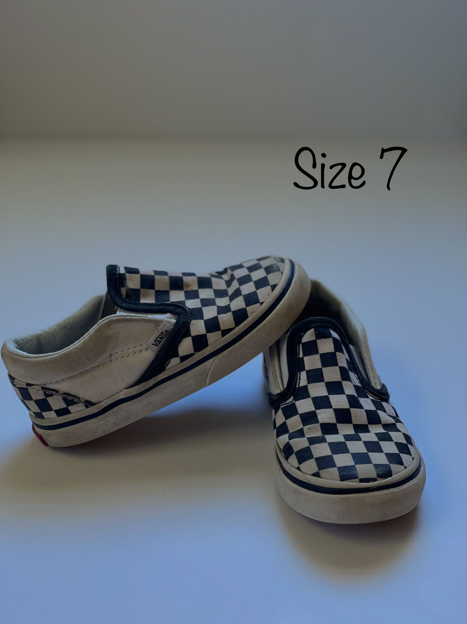 Kids Checkered Vans