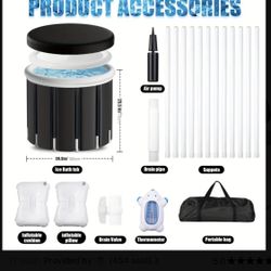 Brand New Unopened Large Ice bath Cold Plunge 130g 155