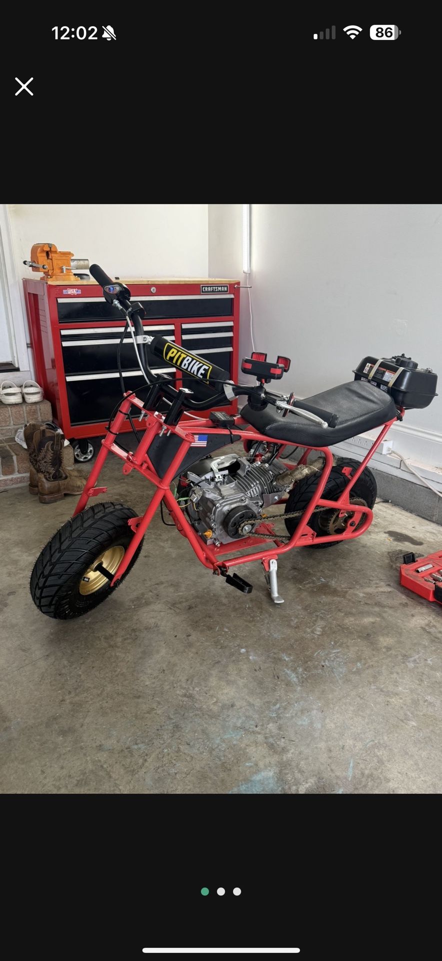 Rebuilt Pit-bike