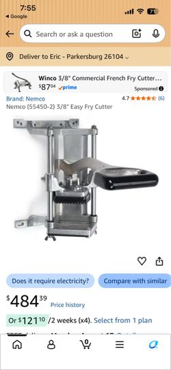 Nemco 3/8" Commercial French Fry Cutter