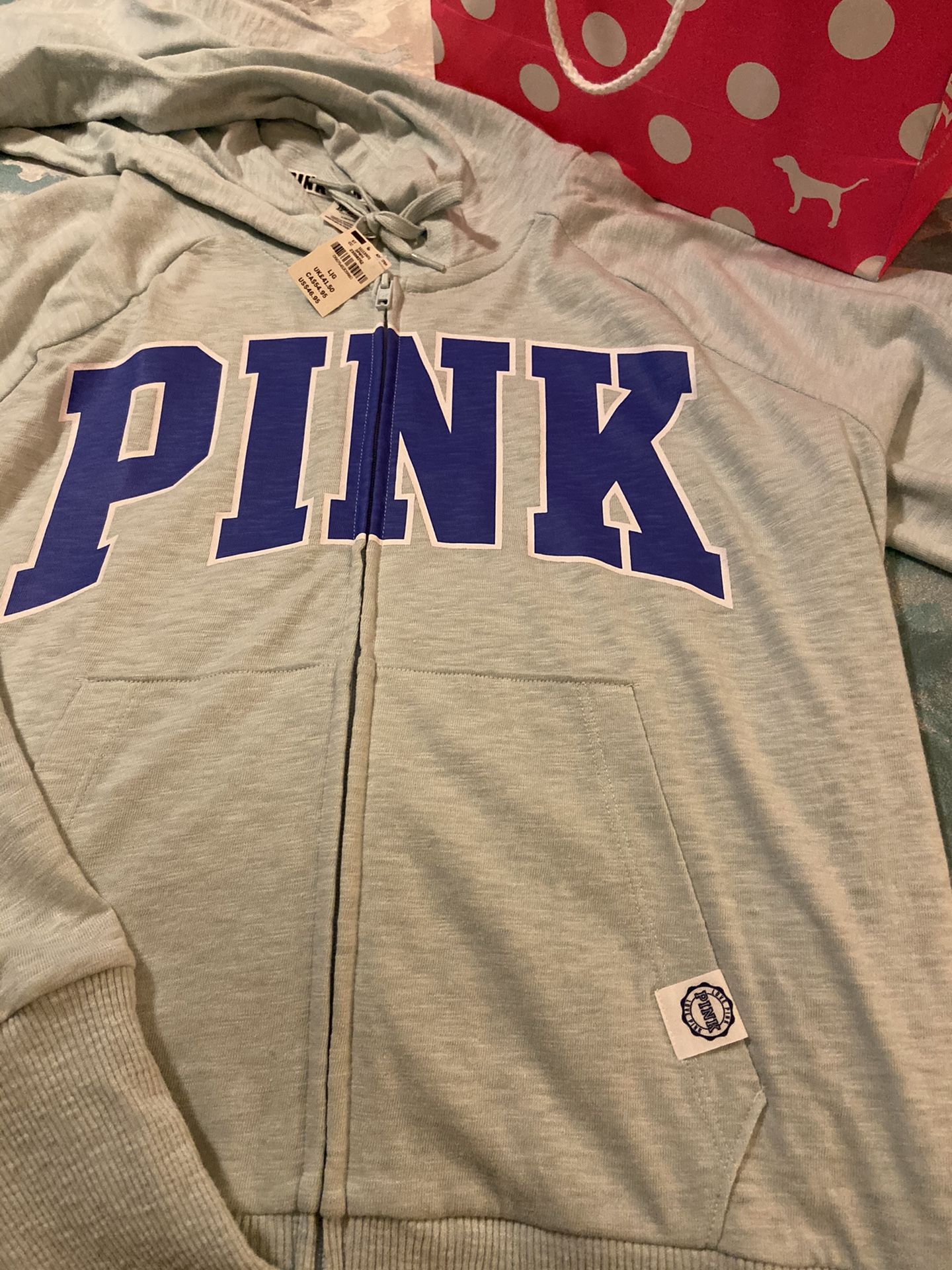 PINK HOODIE SIZE L