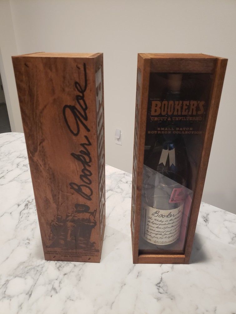 2 Bookers Bourbon Decorative Light Up Bottle Display