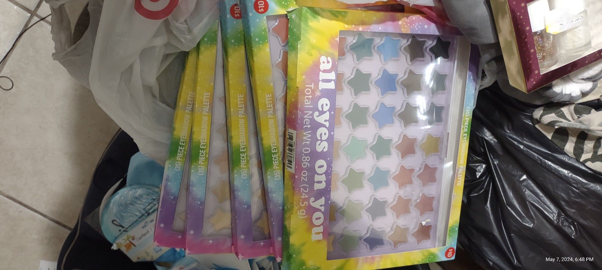 35 Piece Eyeshadow Palette . $5 Each