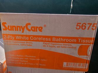 36 roll coreless toilet paper