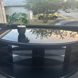 Glass TV Stand