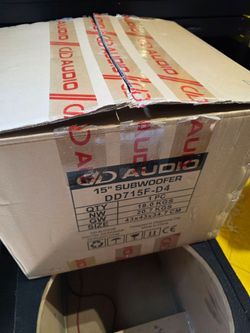 ** New ** DD Audio 700 Series D4 Subwoofer
