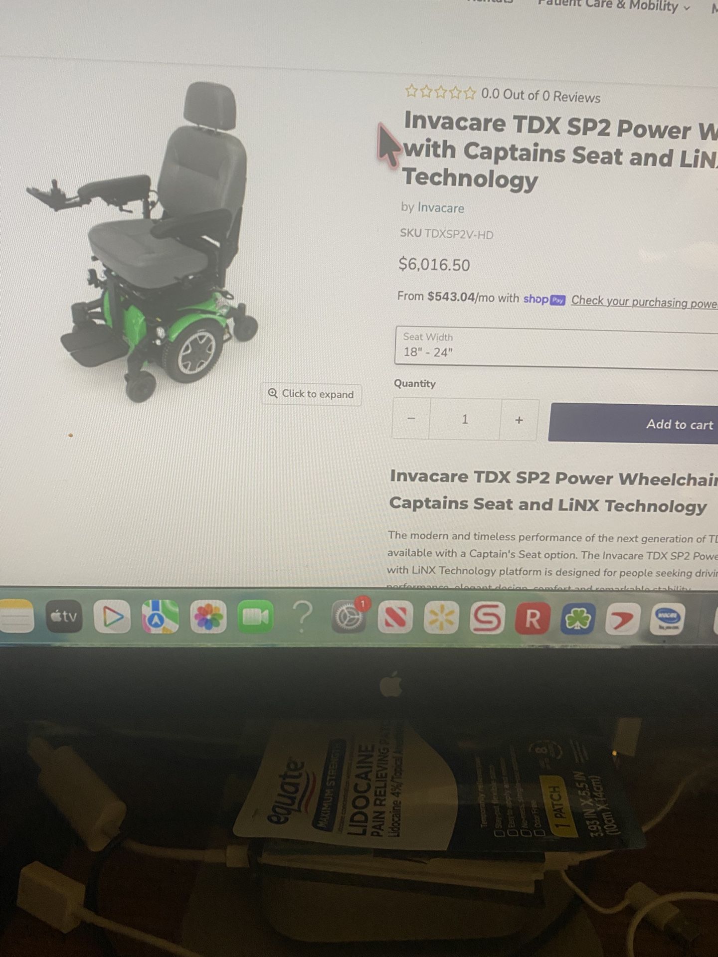 Invacare Power wheel Chair 