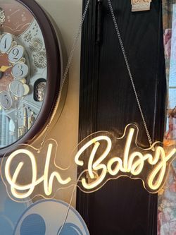 Oh Baby LED Neon Sign