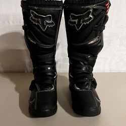 Fox Racing Comp 5 Mx Motocross Motorcycle Riding Boots Men’s  Size 9 Black Off-Road