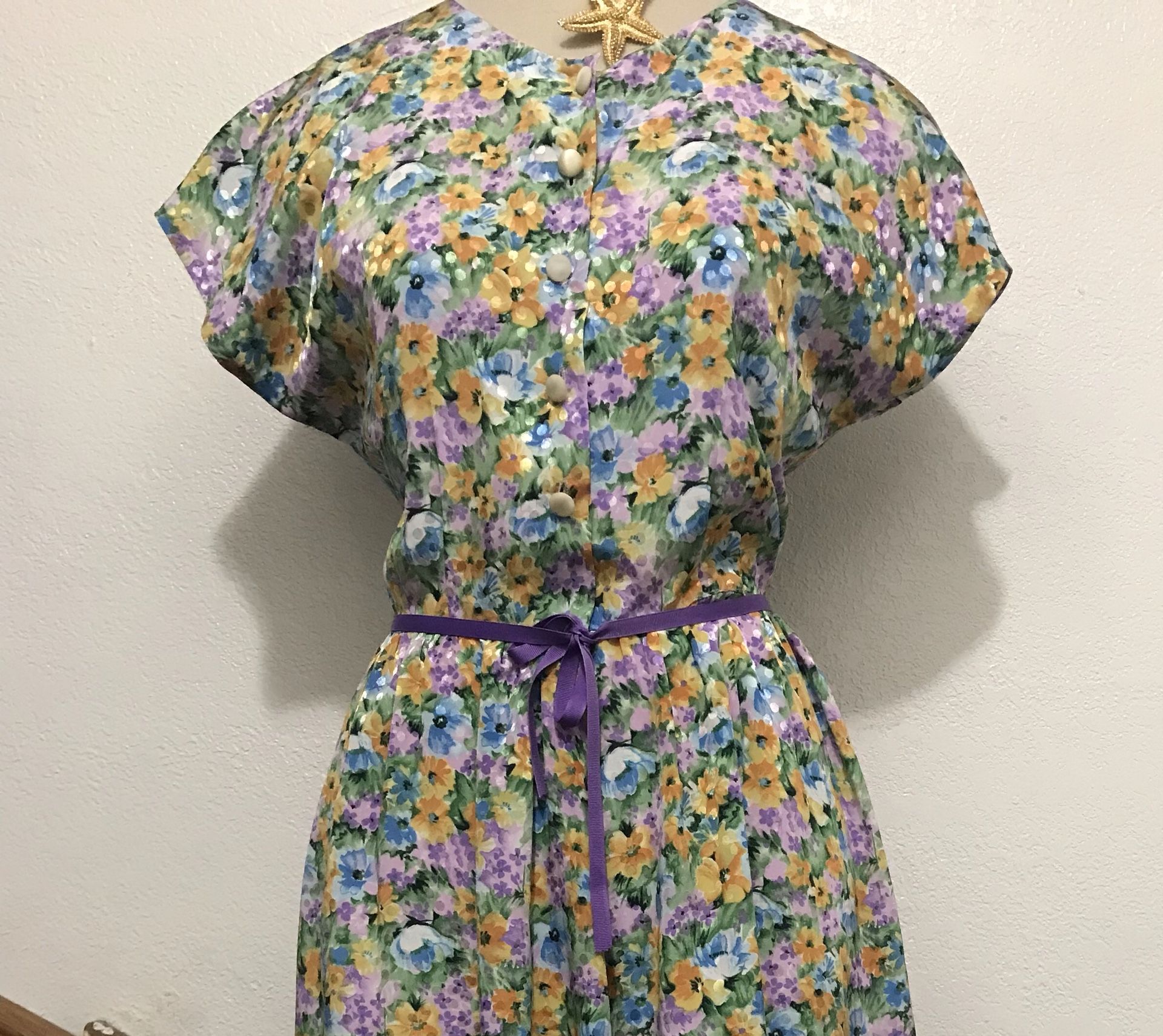 Vintage floral dress