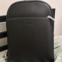 Coach Leather Backpack - New