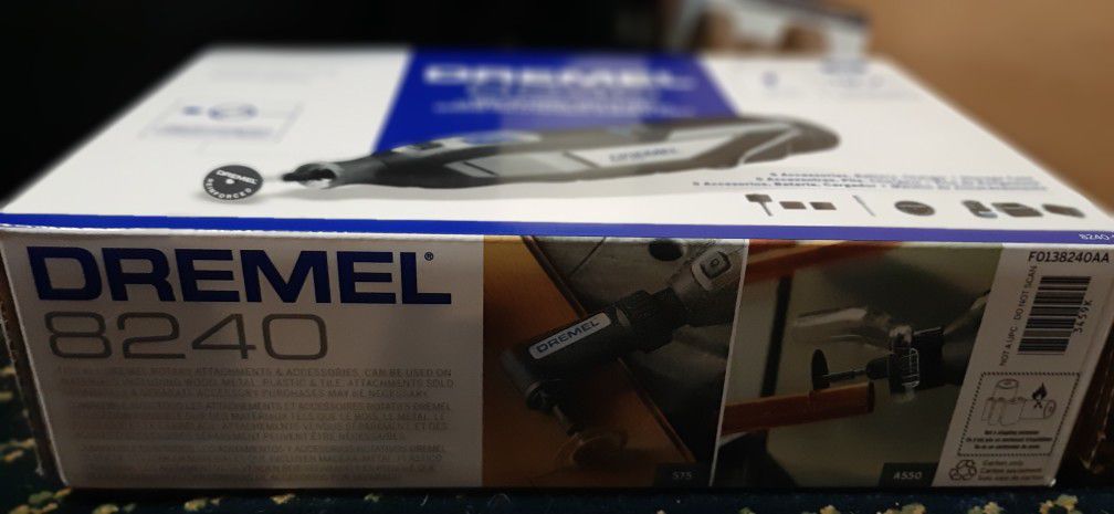 DREMEL 8240 12V Cordless Rotary Tool Kit & New Accessories for