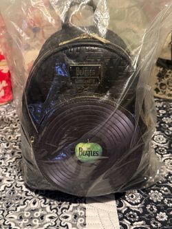 Loungefly x The Beatles "Let It Be" Vinyl Record Mini Backpack