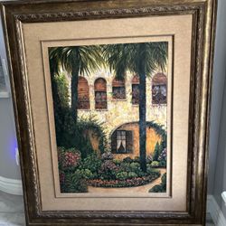 Tuscan Print With Frame