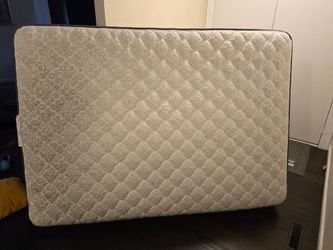 Full Size bedframe and mattress