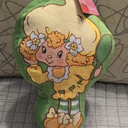 Strawberry Shortcake Lemon Meringue Figure Pillow Soft Cushy Vibrant Colors 7.5