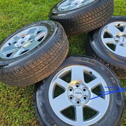 18" 6 Lug GMC Wheels And Tires 